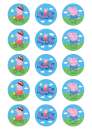 Peppa Pig Edible Cupcake Images